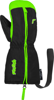 Reusch Tom Mitten 6385438 7716 black green front